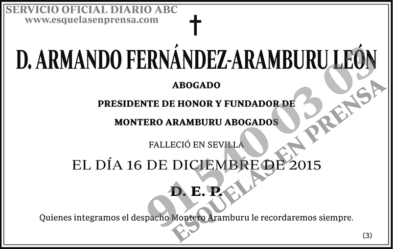 Armando Fernández-Aramburu León
